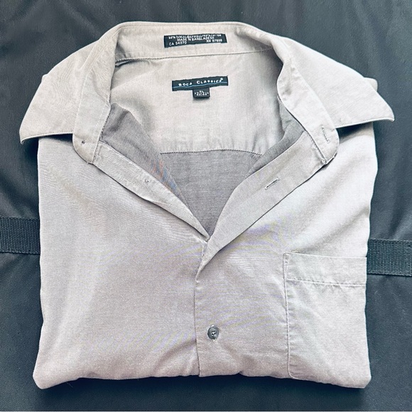 Boca Classics Other - Boca Classic’s Men's Casual Gray Shirt Size XL